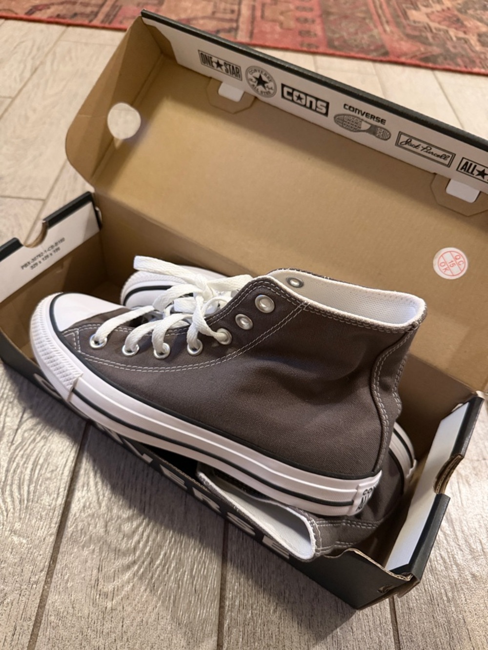 Converse Women's Chuck Taylor High Top Sneakers - Gray